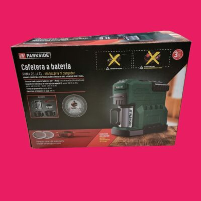 CAFETERA A BATERIA PARKSIDE PAKMA 20-LI A1 + BATERIA Y CARGADOR 20V 2AH