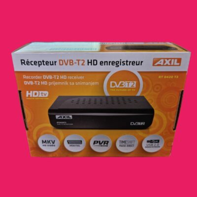SINTONIZADOR TDT AXIL RT0420T2 DVB-T2 HD GRABADOR