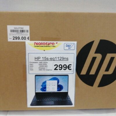 PORTATIL HP15S-EQ1129NS AMD 3020e/4GB/128GB SSD “NUEVO PRECINTADO”