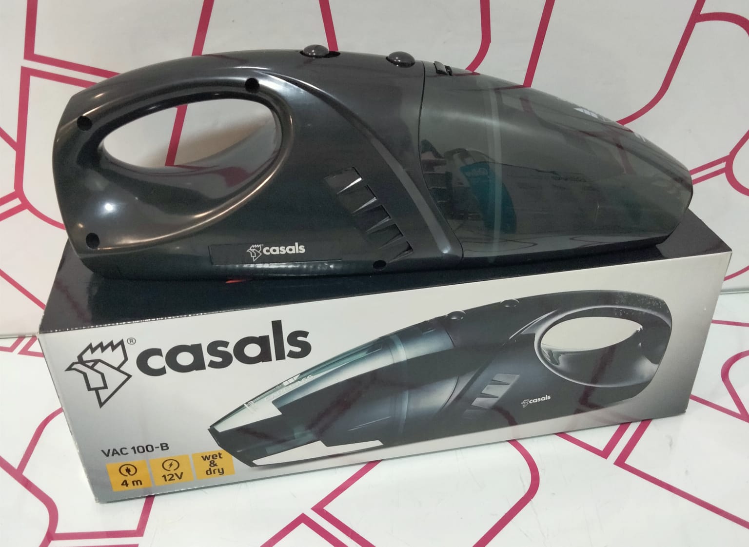 ASPIRADOR COCHE CASALS VAC 100-B 100W *SIN USO – Nolotire