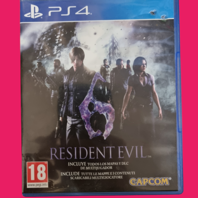 VIDEJUEGO PS4 RESIDENT EVIL 6