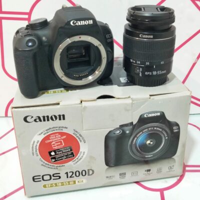 CAMARA RELFEX CANON EOS 1200D + OBJETIVO 18-55MM C/CAJA
