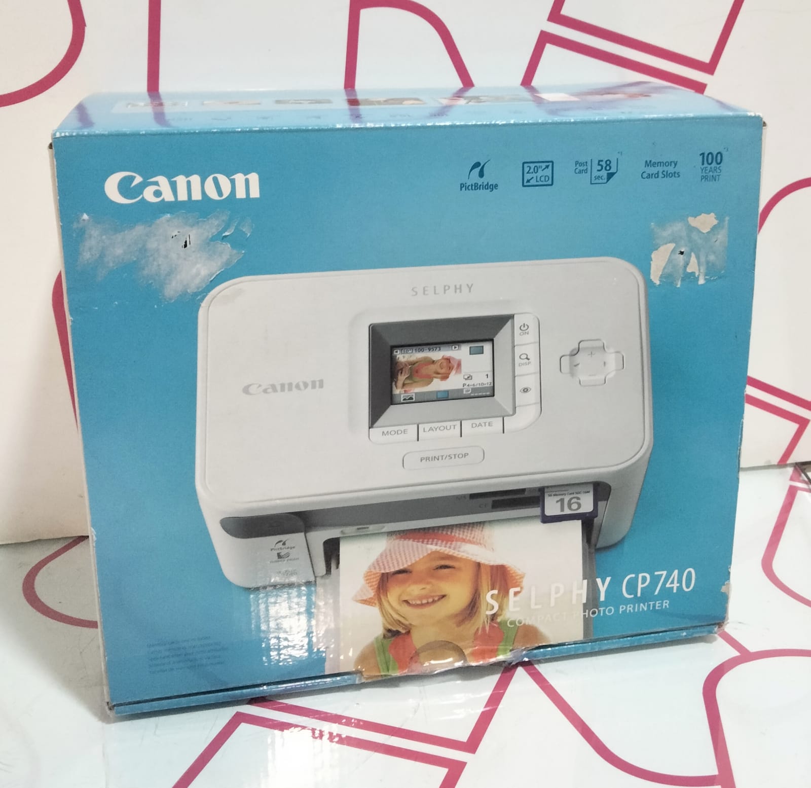 IMPRESORA FOTOGRAFICA CANON SELPHY CP740 *COMPLETA* – Nolotire