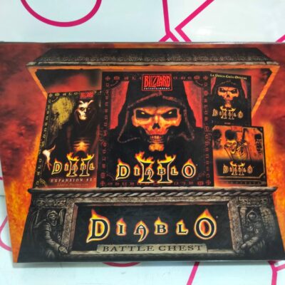 PACK CAJA DIABLO II BATTLE CHEST +EXPANSION + DIABLO +BANDAS SONORAS +GUIA + POSTER