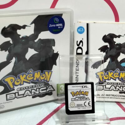 VIDEOJUEGO NINTENDO DS POKEMON EDICION BLANCA COMPLETO