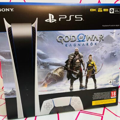CONSOLA PS5 DIGITAL 825GB + DUALSENSE +CAJA *SIN JUEGO
