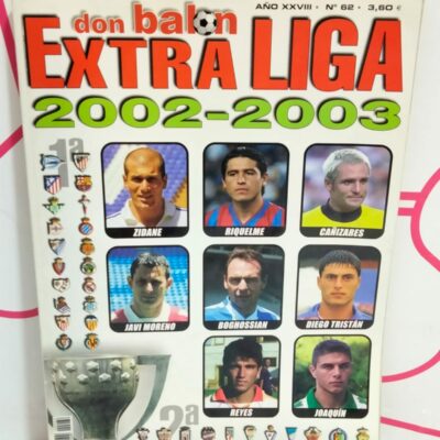 REVISTA DEPORTIVA DON BALON EXTRA LIGA 2002-2003