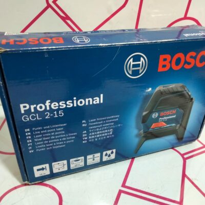 NIVEL LASER BOSCH GCL 2-15 CON CAJA (LINEA ROJA)
