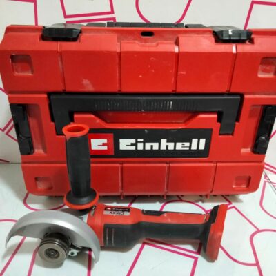 AMOLADORA A BATERÍA EINHELL AXXIO 18/125Q CON MALETIN CARGADOR Y DOS BATERÍAS
