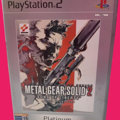 VIDEOJUEGO PLAYSTATION 2 METAL GEAR SOLID 2 SONS OF LIBERTY