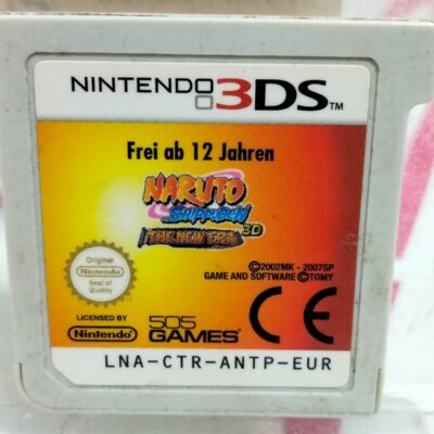 CARTUCHO NINTENDO 3DS NARUTO SHIPPUDEN 3D THE NEW ERA *SIN CAJA