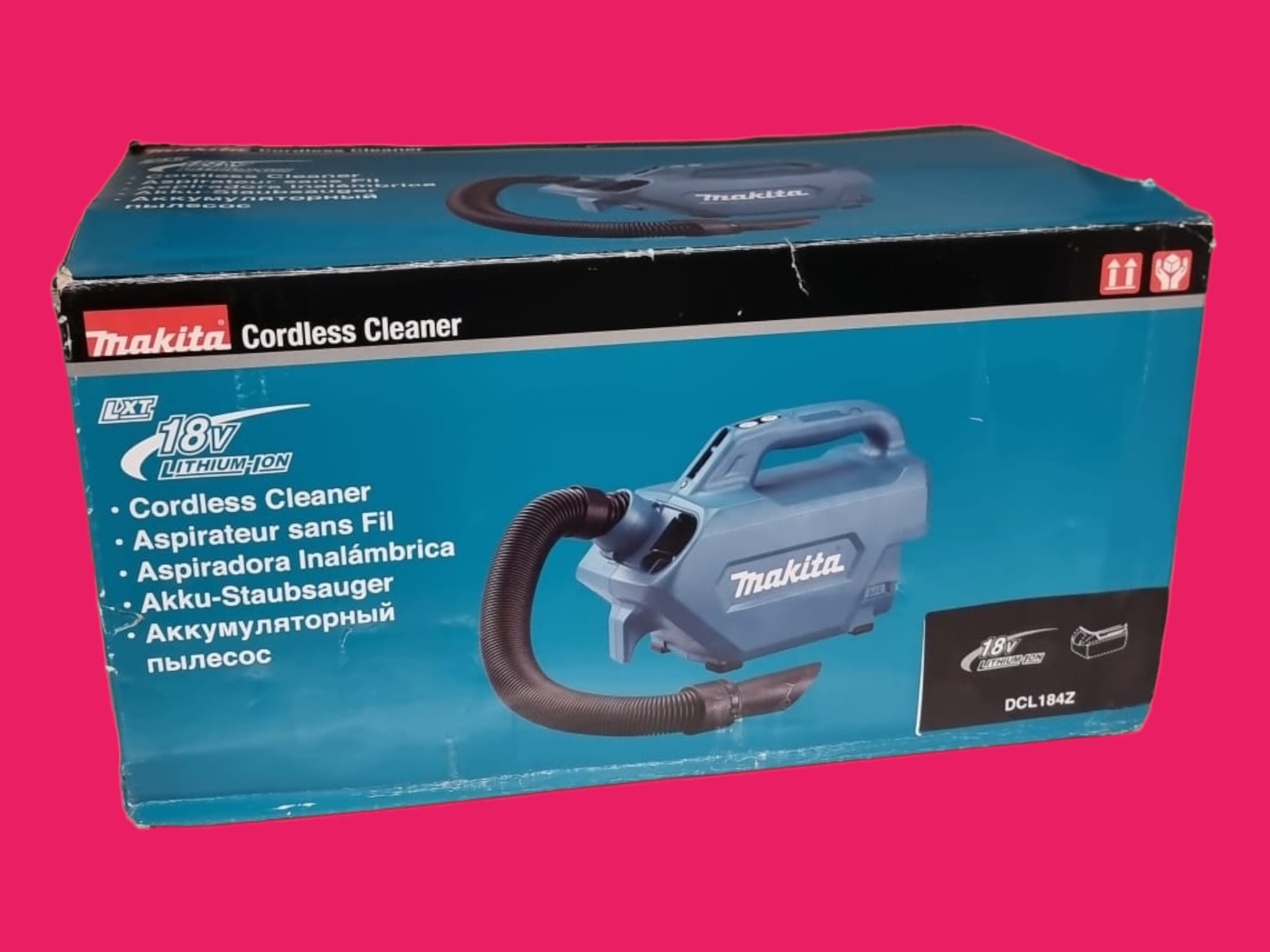 Aspirador inalámbrico Makita DCL 184 M1 18 V 54 mbar 0,5 l + 1x batería 4,0  Ah - sin cargador