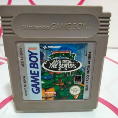 CARTUCHO GAME BOY TURTLES II BACK FROM THE SEWERS