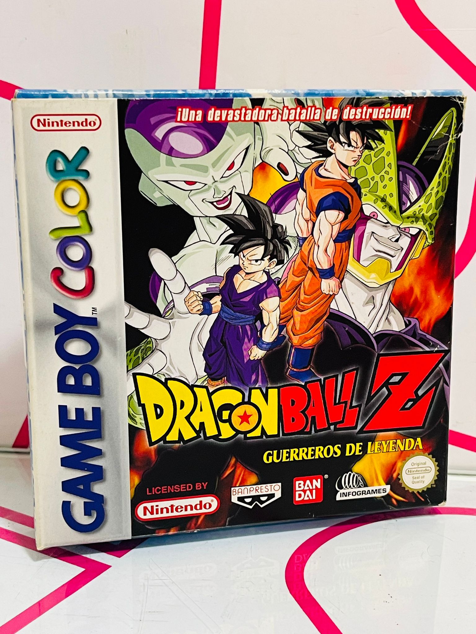 VIDEOJUEGO GAMEBOY COLOR DRAGON BALL Z GUERREROS DE LEYENDA *COMPLETO ...