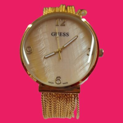 RELOJ PULSERA GUESS 1057 CORREA TIRAS DORADAS