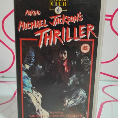 VHS MAKING MICHAEL JACKSONS THRILLER