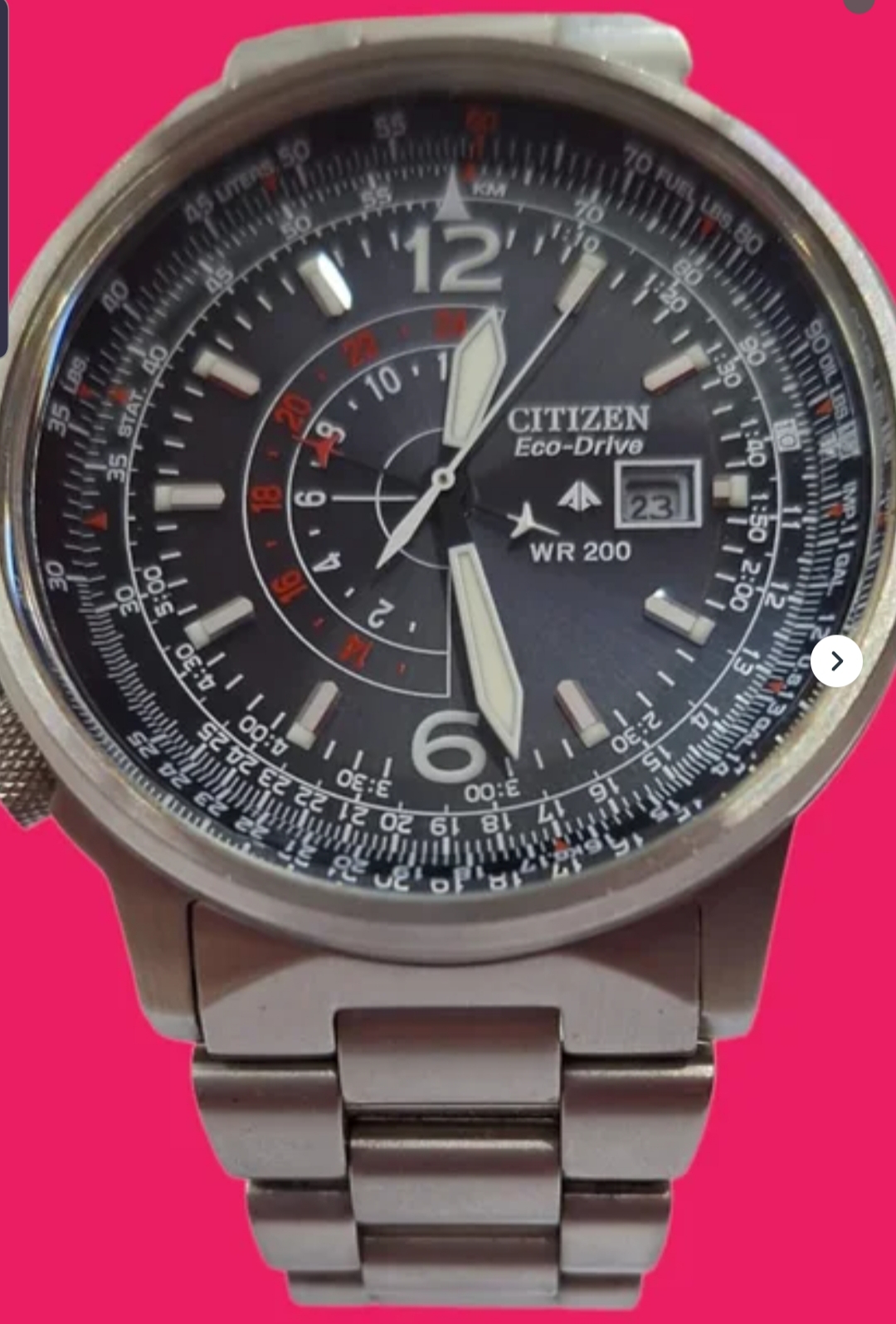 RELOJ DE PULSERA CITIZEN ECO DRIVE WR 200 GN 4W S Nolotire